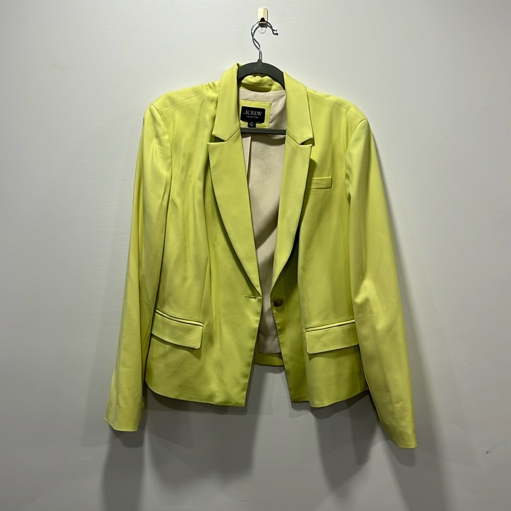 J. Crew Collection Neon Blazer